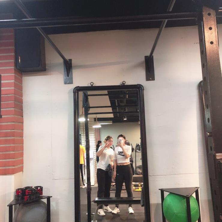 운동이 끝난 후 김혜원 & 정윤정님