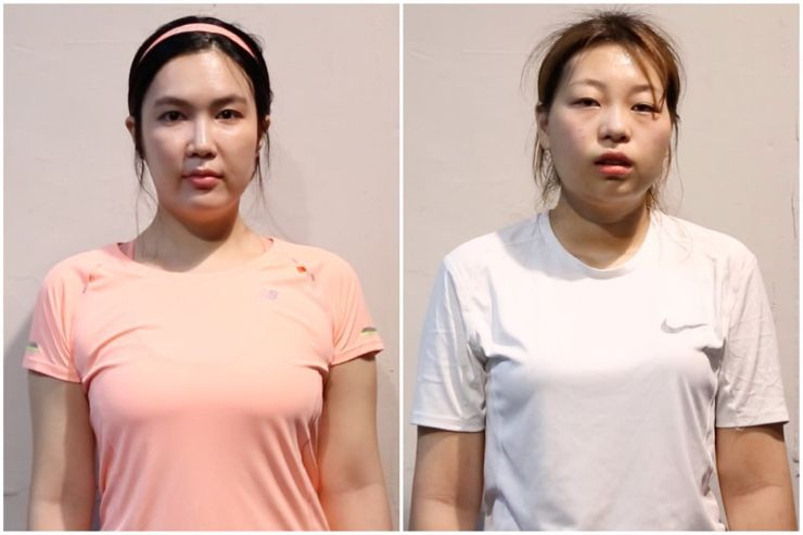 바디챌린저 김혜원(좌), 정윤정(우)