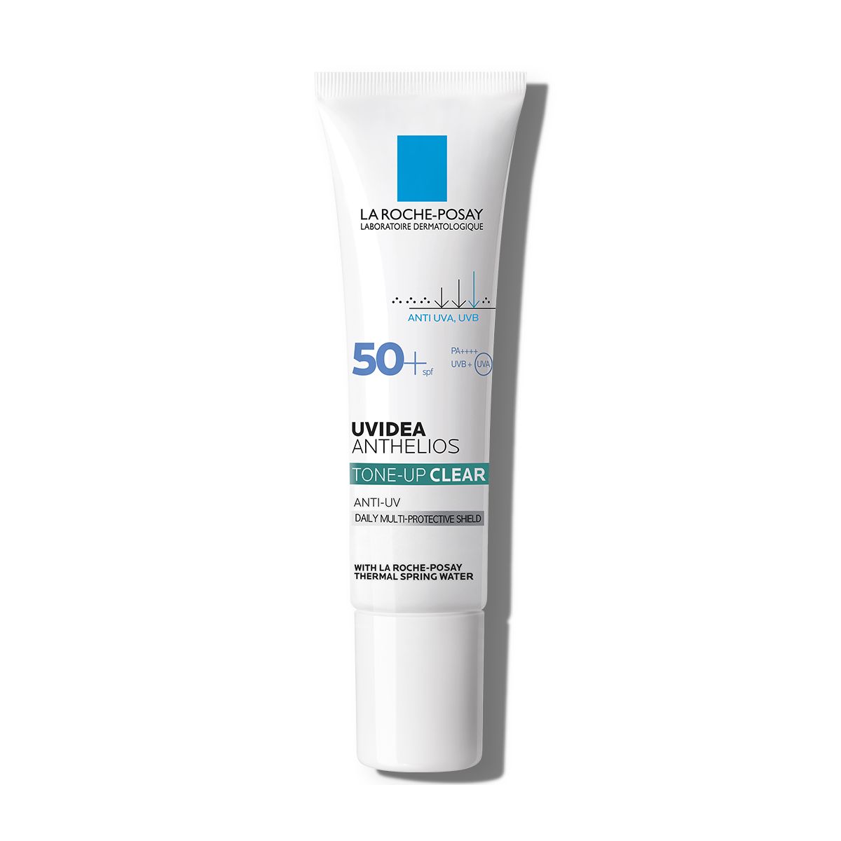 라로슈포제 유비데아 안뗄리오스 톤업 클리어 SPF50+ PA++++ - 베일을 쓴 듯 보송하고 색 없이도 한 톤 밝아지는 과잉 피지, 미세 먼지 방지 선 크림. 민감 지성, 남성도 쓸 수 있다. 30mL 3만6천원.