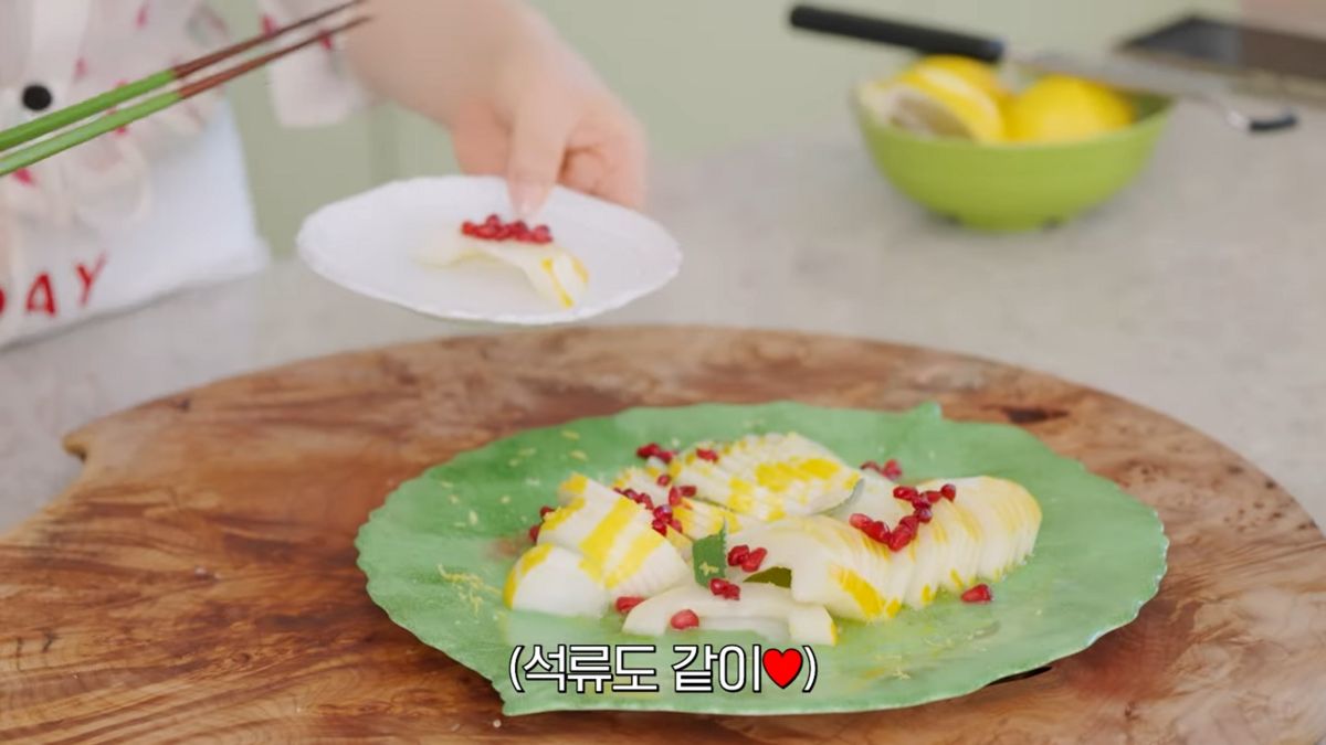 최화정이 만든 참외 샐러드 