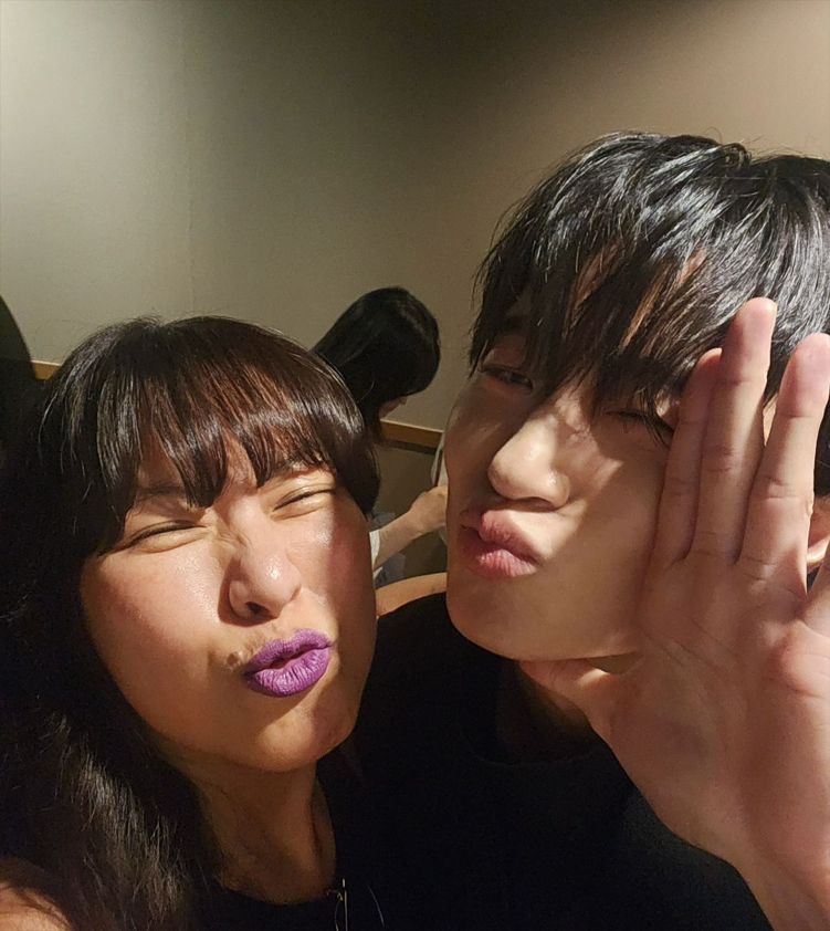 정영주와 변우석의 투샷 