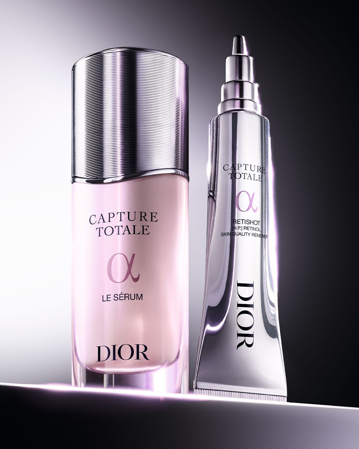 캡춰 토탈 르 세럼, 30ml 16만4천원, 50ml 22만6천원, 75ml 27만1천원 / 캡춰 토탈 레티샷 20ml 16만원.