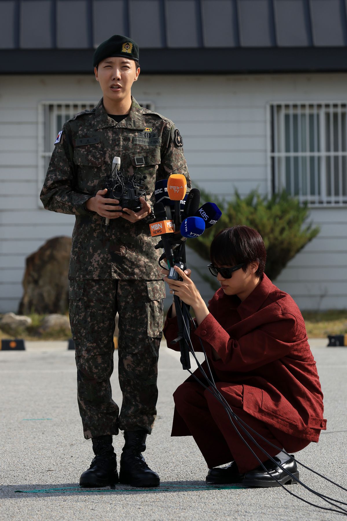 BTS 제이홉 전역 현장