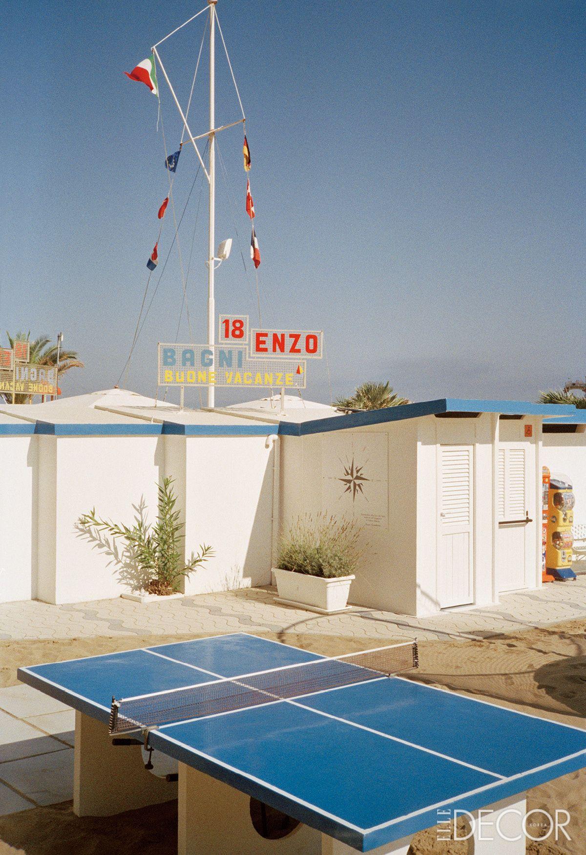 ‘Riviera Romagnola’ Series, ‘Table-Tennis on the Beach in Cesenatico, Italian Adriatic Coast’ .