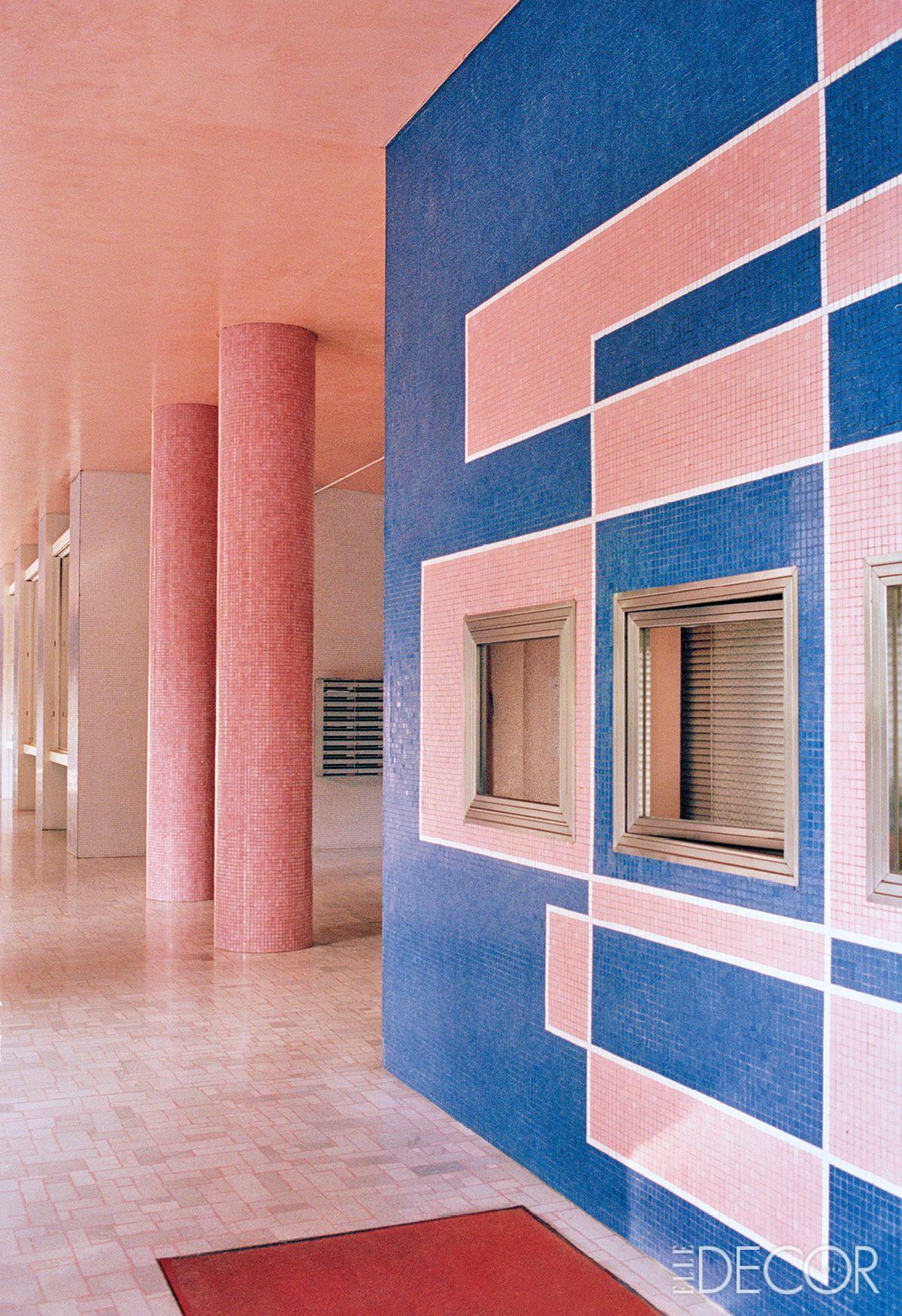 ‘Entrance of the Palazzo Ina by Piero Bottoni(1953- 1958)’, Milan, Italy.