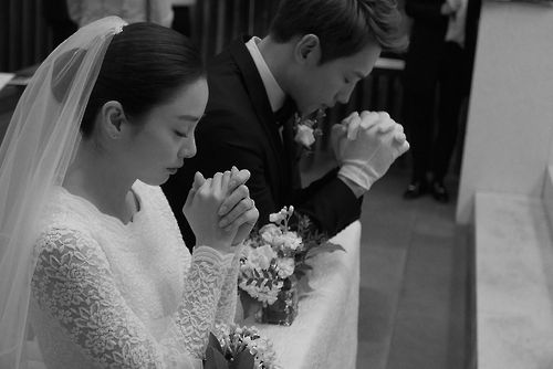 김태희와 비, 결혼 당시 모습