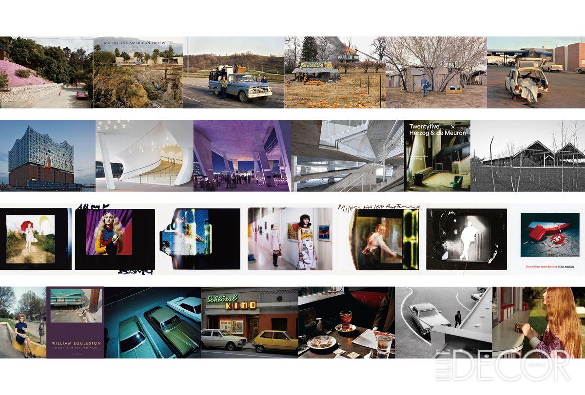 조엘 스턴펠드(Joel Sternfeld)의 American Prospects, 헤르조그 앤 드 뫼롱의 TwentyfivexHerzog & de Meuron, 마일스 앨드리지(Miles Aldridge)의 Please Please Return Polaroid, 윌리엄 이글스턴(William Eggleston)의 Mystery of the Ordinary. 모두 슈타이들에서 펴낸 책과 그 속의 아름다운 사진들.