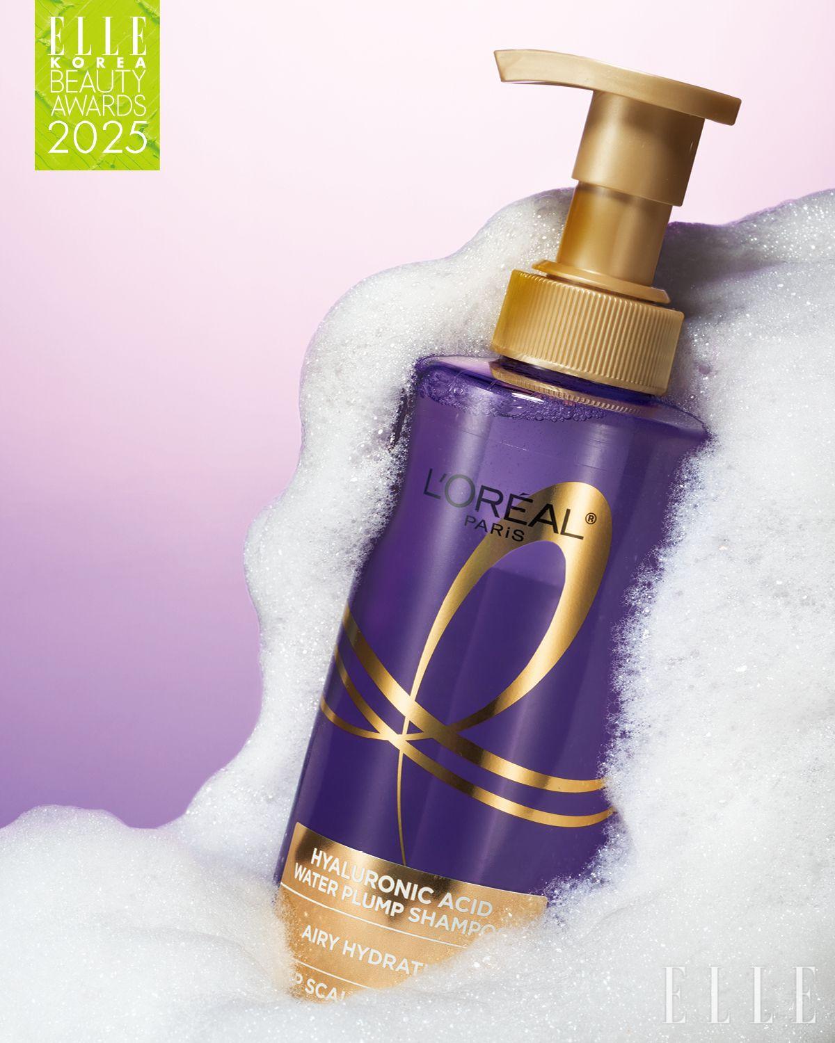 히알루론산 두피 샴푸, 440ml 2만3천5백원, L’ORÉAL PARIS.