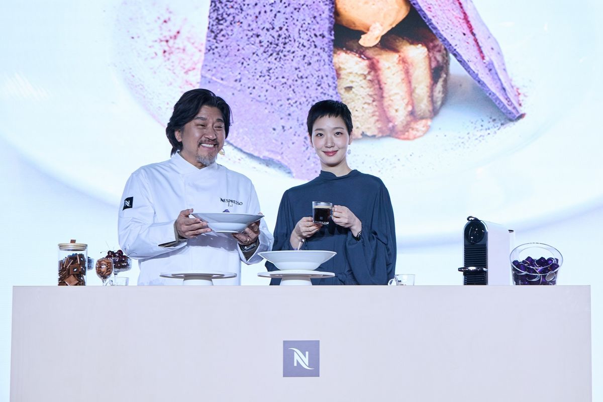 네스프레소 브랜드 앰배서더 김고은과 스페셜 게스트로 함께한 셰프 에드워드 리.