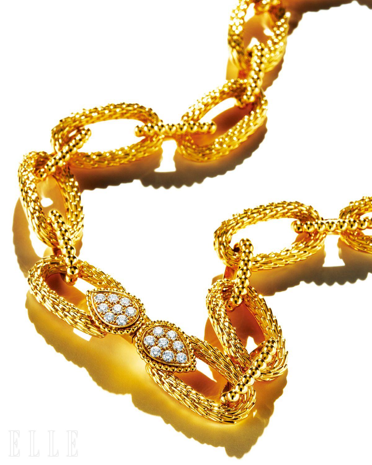 쎄뻥 보헴 빈티지 링크 네크리스는 가격 미정, Boucheron.