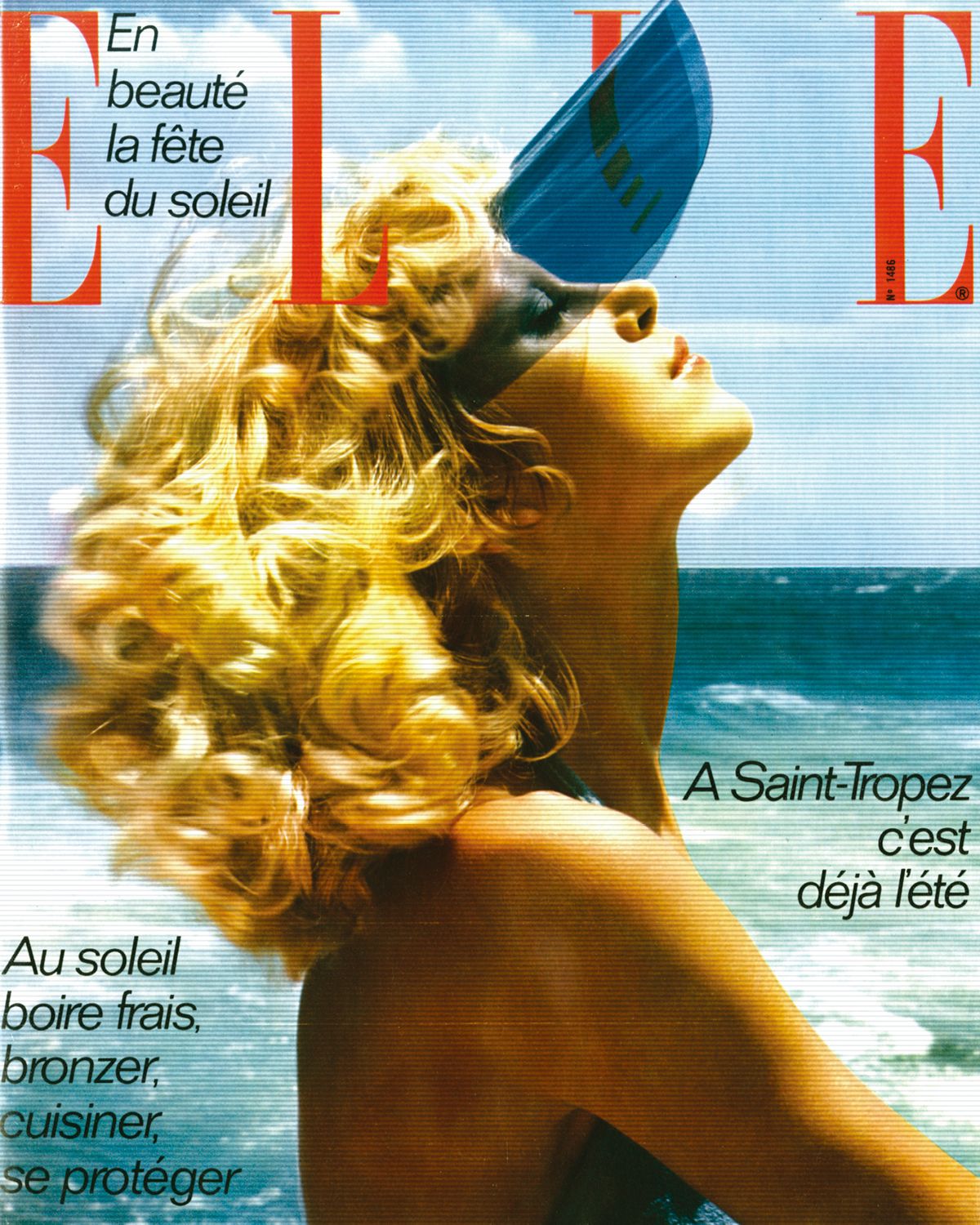 1974년 6월 10일 <엘르> 프랑스 1486호 표지. 오토 스투파코프(Otto Stupakoff)가 촬영했다. 