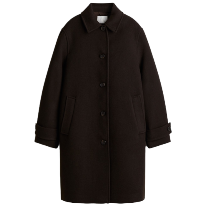 다크 브라운 카 코트