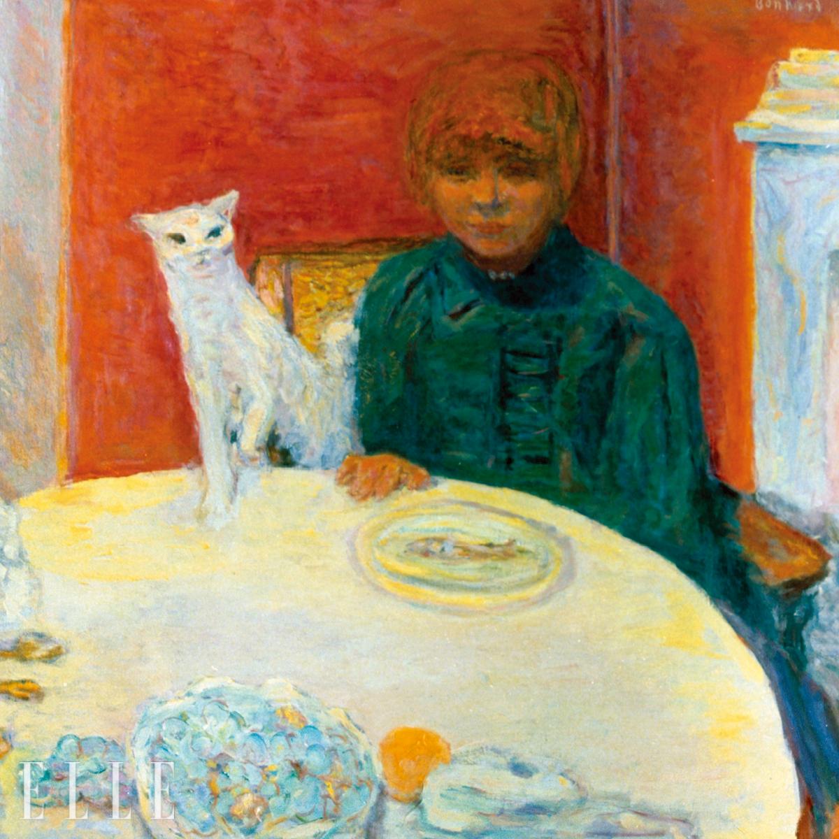Pierre Bonnard, ‘Woman with a Cat’(1912).
