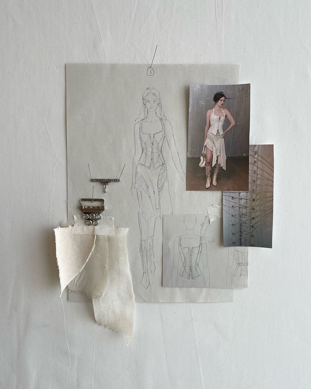 마리나 이어리의 인스타그램에 공개된 무드보드