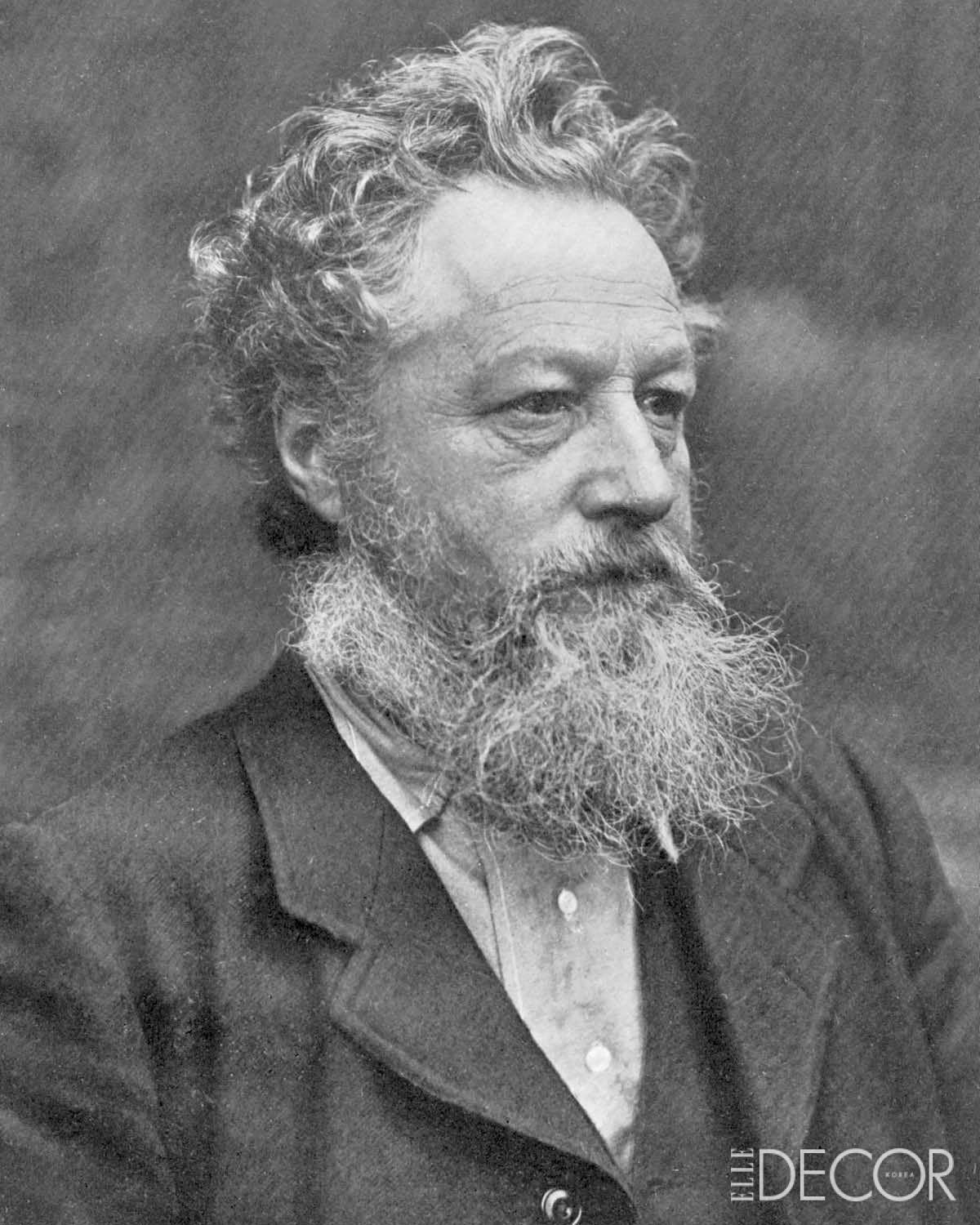 윌리엄 모리스. 1876년 디자인인 ‘스네이크헤드(Snakeshead)’.