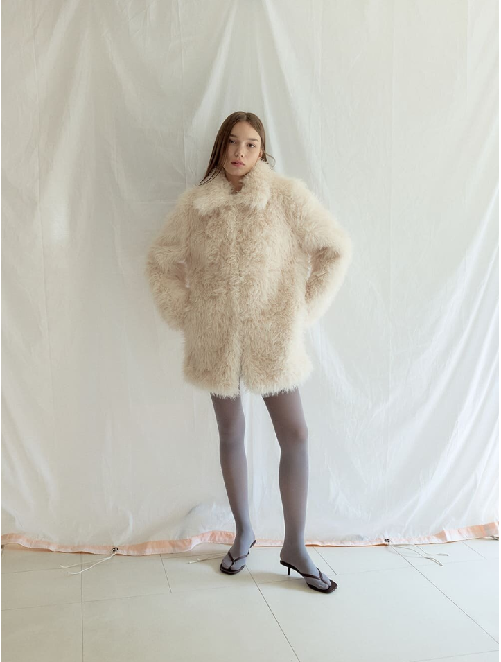 플러피 퍼 자켓