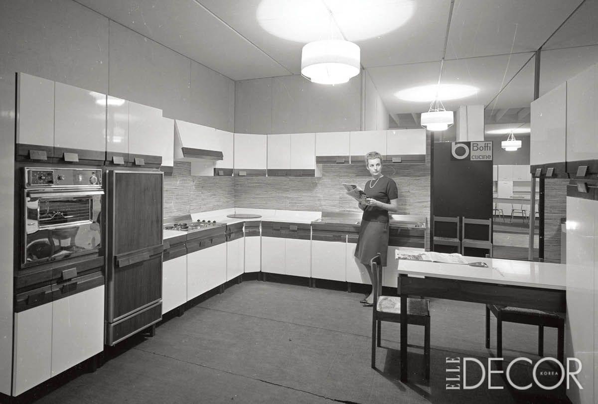 1963년 밀란 살로네 델 모빌레 보피 전시 현장.