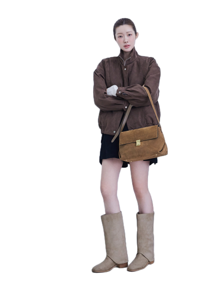 Marty 스퀘어 절개 폴딩부츠