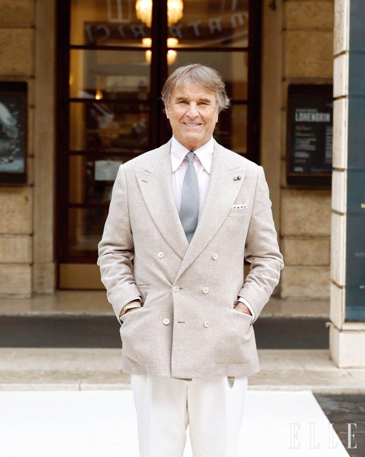 이야기의 주인공 브루넬로 쿠치넬리. 