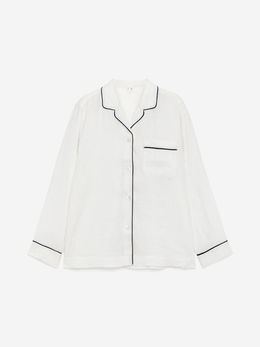 리넨 파자마 셔츠