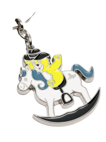 Rocking Horse teddy keyring