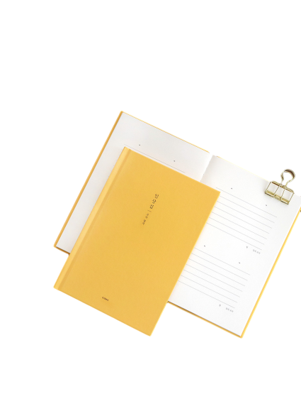 일상집 조각일기 감정일기장, 바나나 컬러