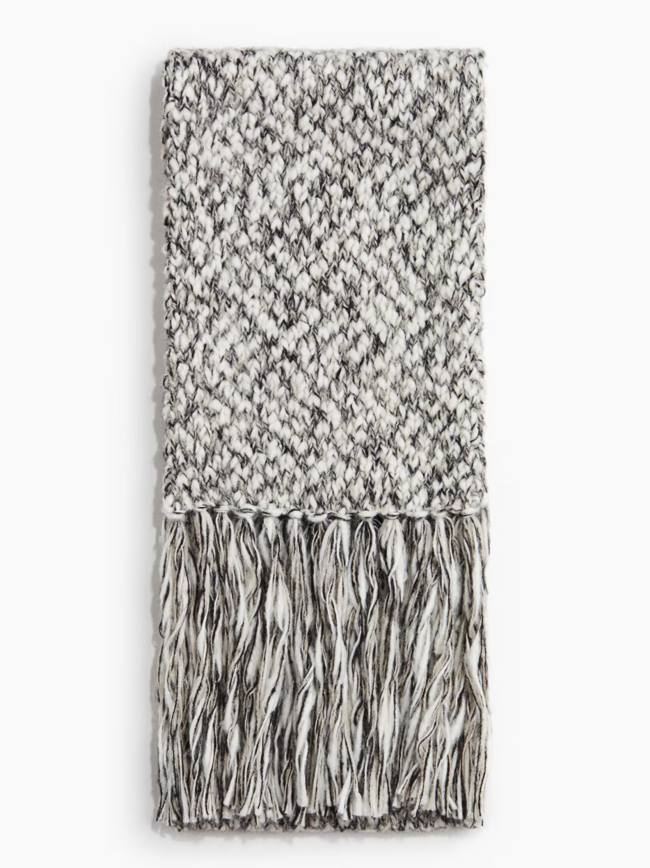 청키 니트 머플러