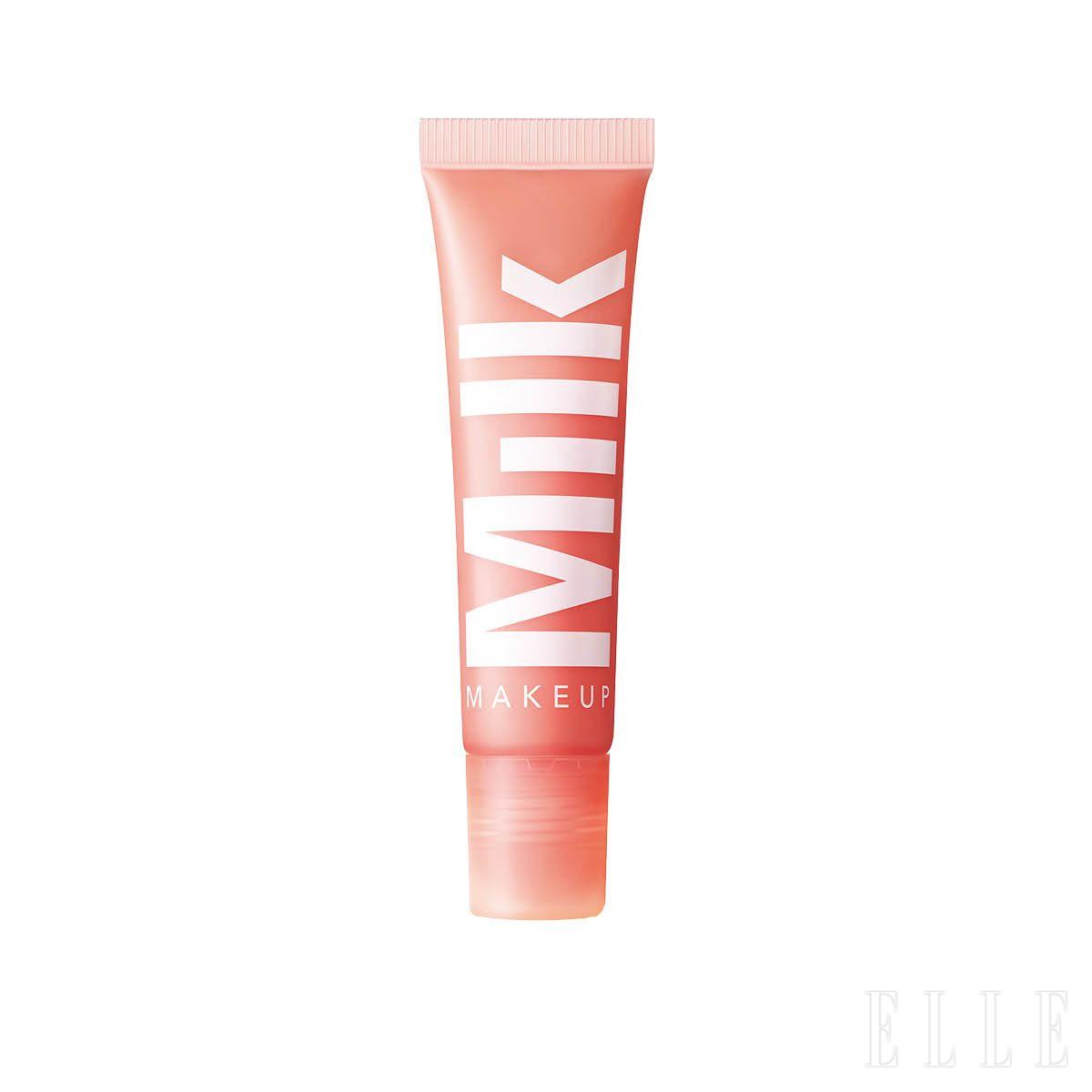 일곱 가지의 시어한 컬러로 선보이는 크루얼티-프리 립밤. 밤메이드 일렉트로라이트 립밤, 18달러(국내 미출시), Milk Makeup. 