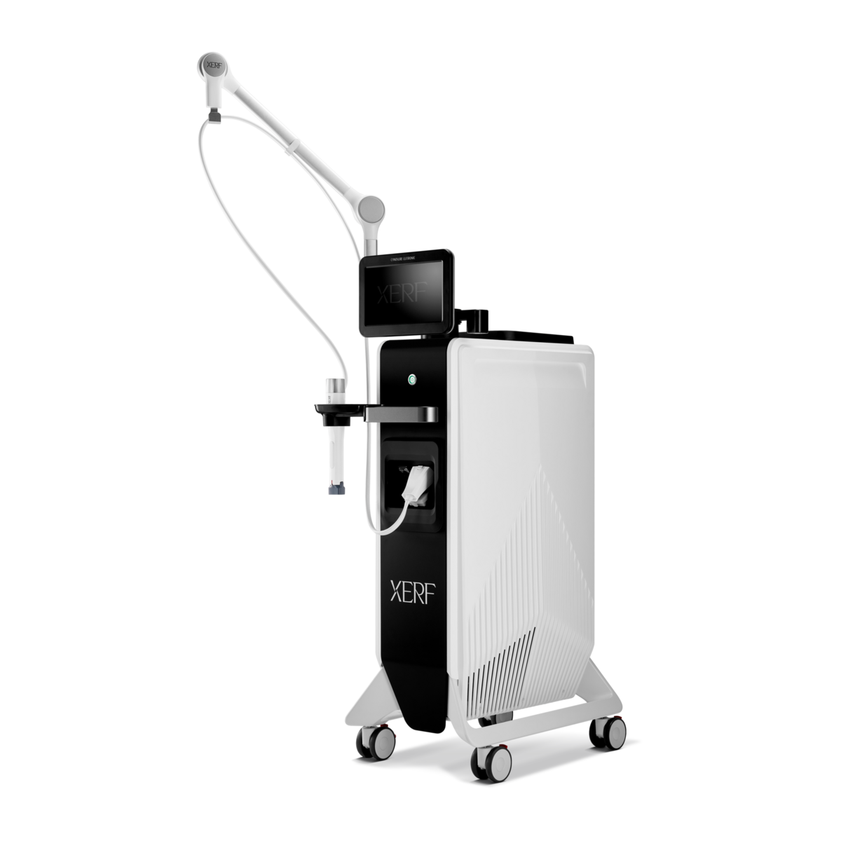 듀얼 고주파 에너지를 3단계 깊이와 10단계 강도로 정밀하게 조절해 울쎄라와 써마지의 작용을 동시에 구현하도록 설계된 세르프 메인 시스템.