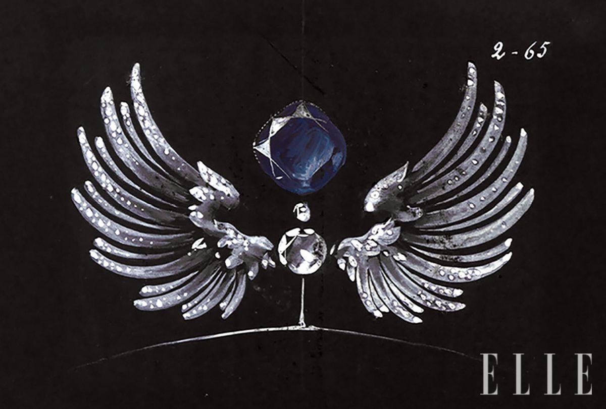  ‘앙볼’ 컬렉션에 영감을 준 쇼메의 아카이브 속 날개 모티프. 