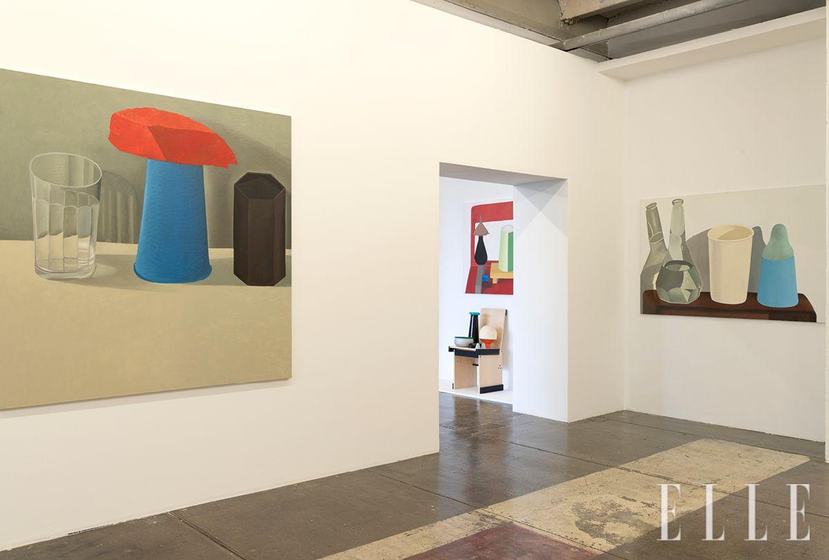 왼쪽부터 나탈리 뒤 파스키에의 ‘Con sasso rosso’(2002), ‘Con le ombre che cadono’(2004).