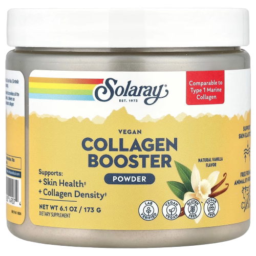 비건 콜라겐 부스터 분말, 천연 바닐라, 173g(6.1oz)