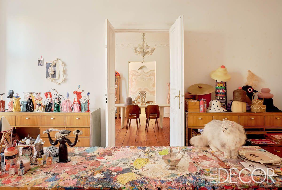 작업실에서 바라본 다이닝 룸.