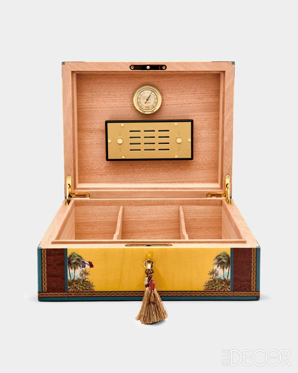 엘리 블뢰(Elie Bleu) 시카모어 원목 시가 케이스 ‘플로르 데 알바(Flor de Alba). 