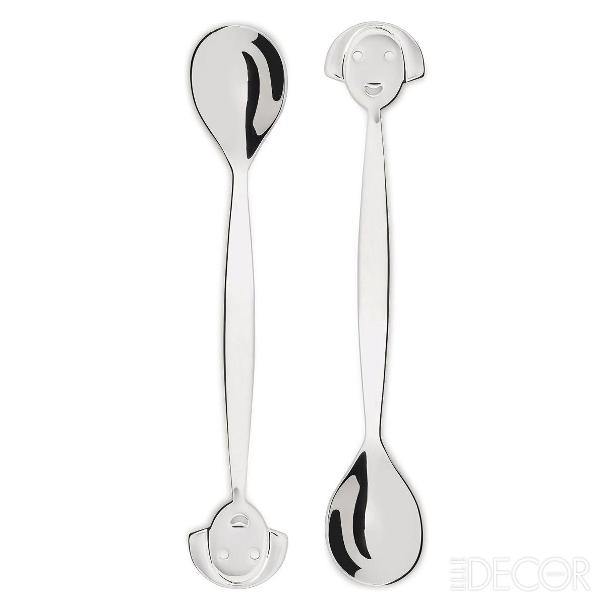 알레산드로 멘디니가 디자인한 ‘안나 리틀’ 스푼에는 사랑스러운 안나 G의 모습이 스푼 손잡이 위에 장식돼 있다.