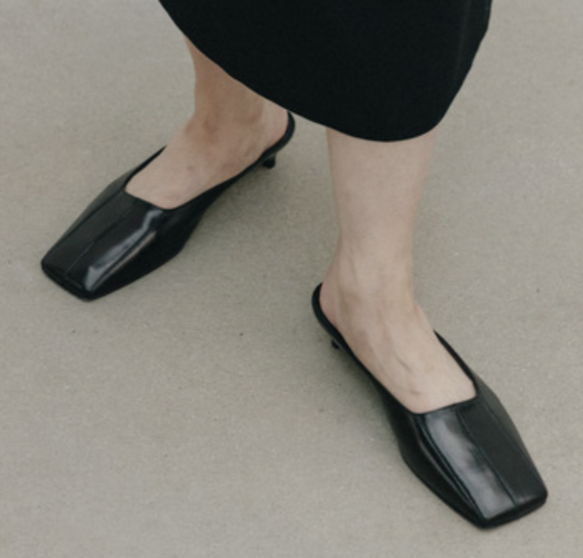 Clive Square Mule_Soft Black