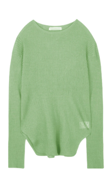 ouie309 리넨 시스루 니트