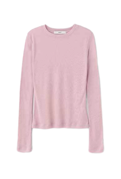 Q 울 레이어드 슬리브 티셔츠