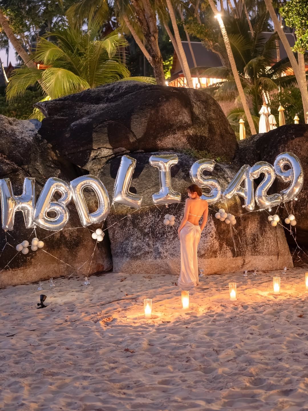 리사 생일파티 현장 