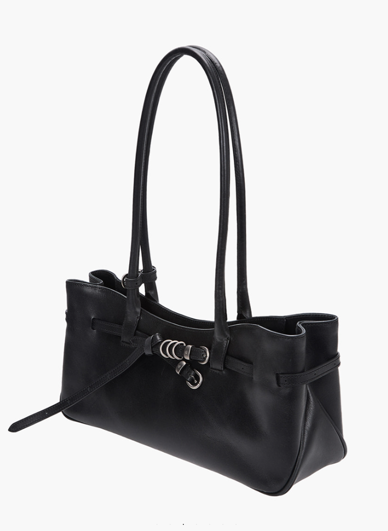 그랜마 유즈드 숄더 백 /Black Pull-up