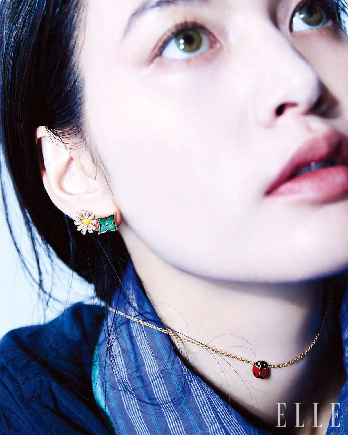 스트라이프 칼라 셔츠 드레스는 가격 미정, Loewe.