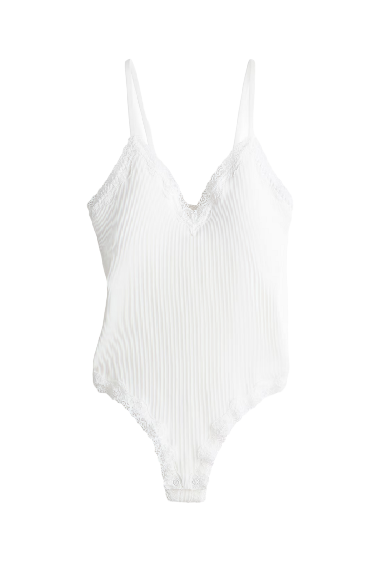 심리스 레이스 트리밍 바디수트