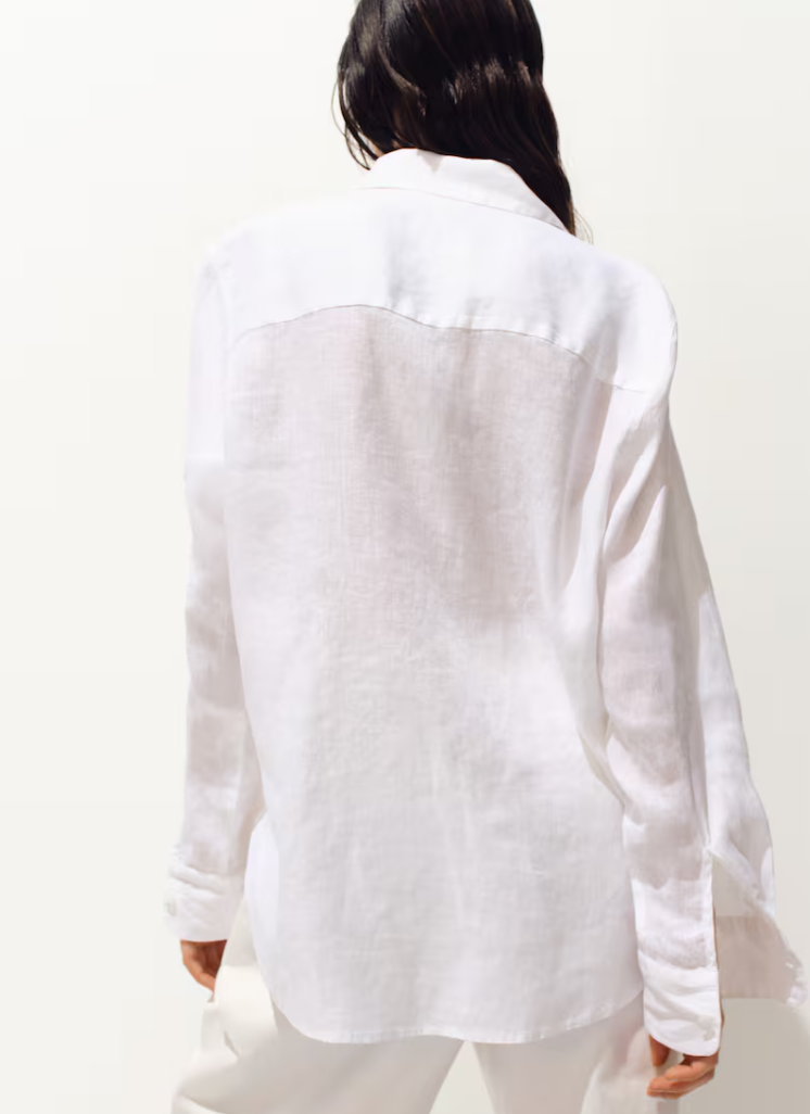 오버사이즈 린넨 셔츠