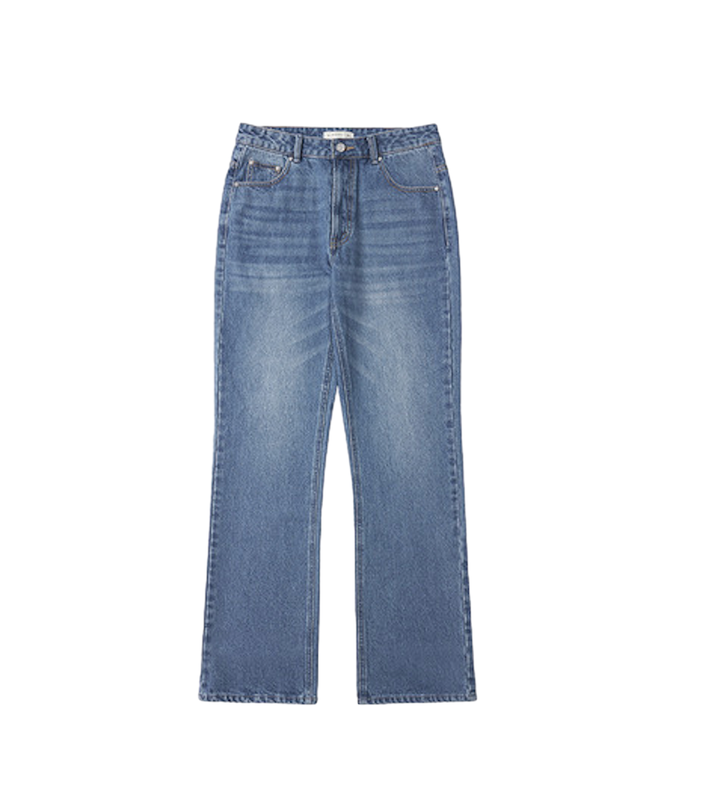 딥블루 부츠컷 데님_Deep blue