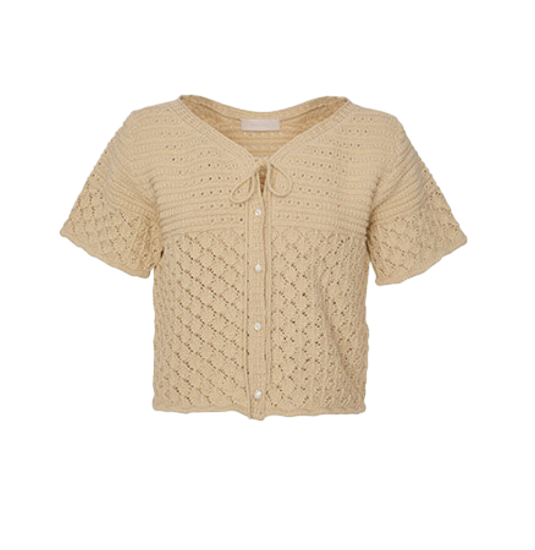 Crochet Half sleeve Cardigan