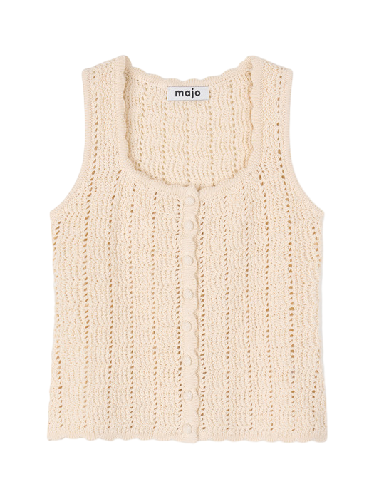 Lacy Crochet Sleeveless