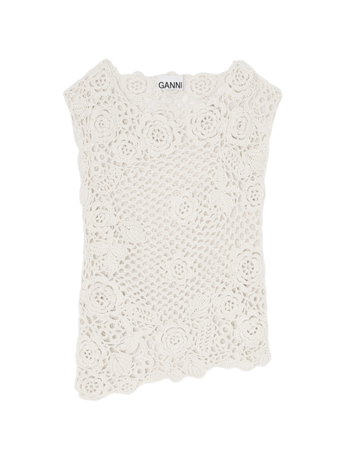 플로럴 크로셰 탑