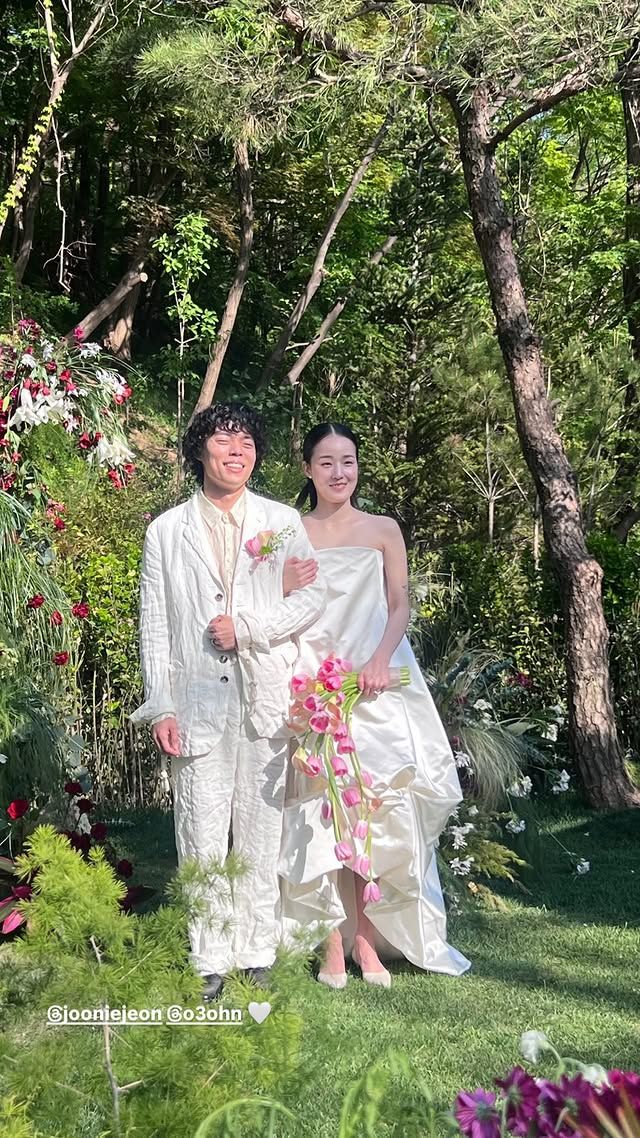 오존과 전주니 결혼식 현장 사진 