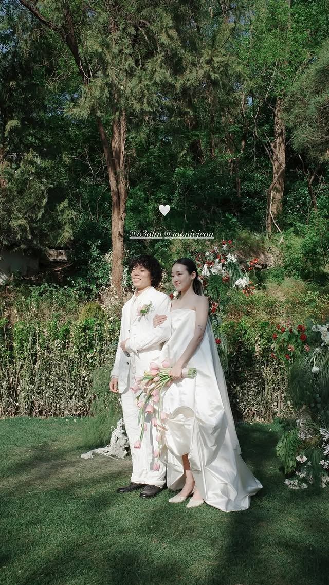 오존과 전주니 결혼식 현장 사진 