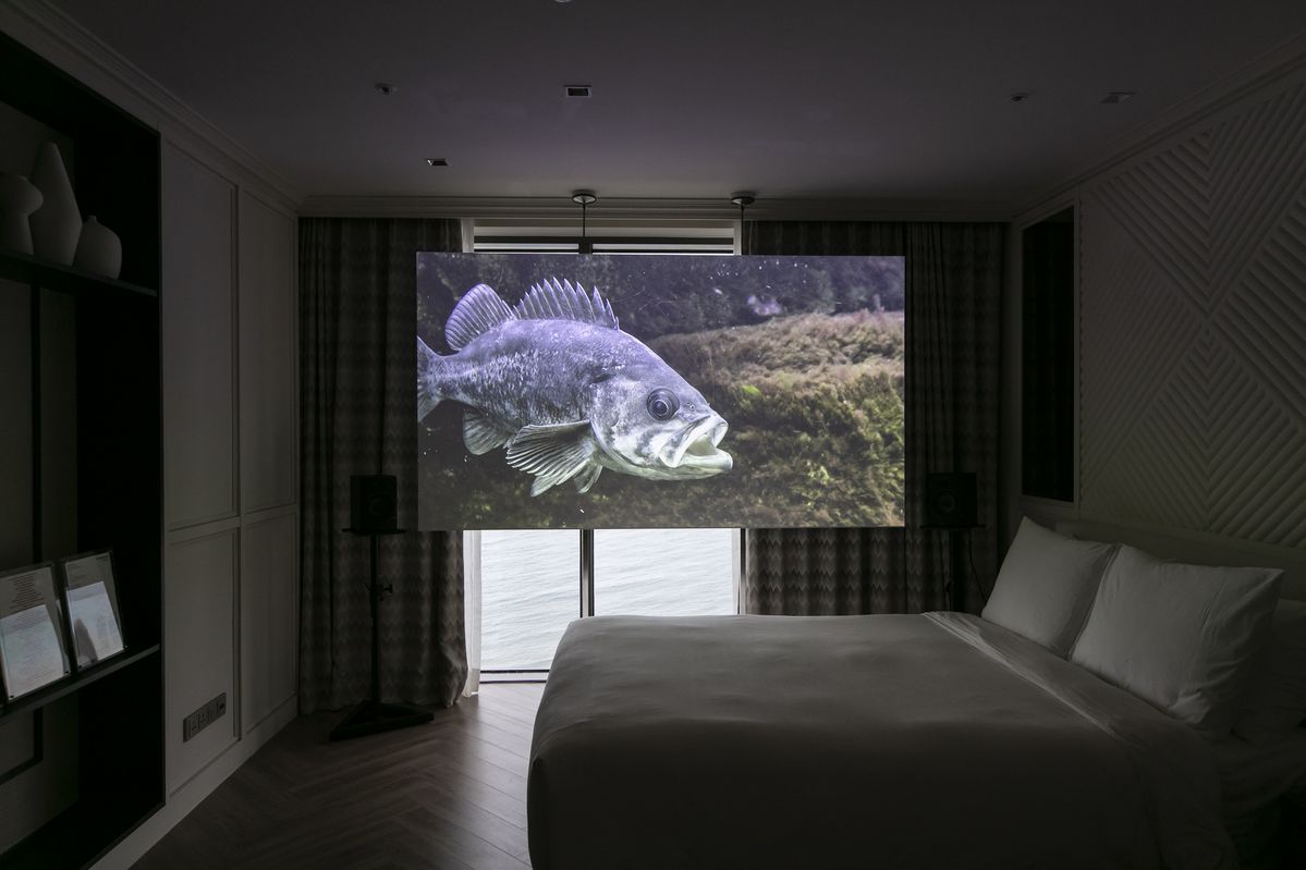 마이어리거울프 갤러리의 '클레멘스 폰 베데마이어' 작가의 룸. 